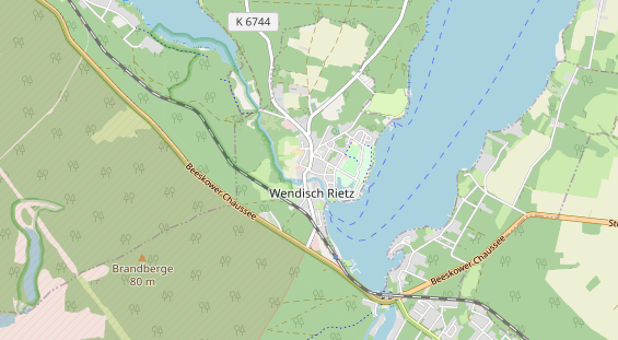 Restaurant auf Karte