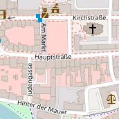 Restaurant auf Karte