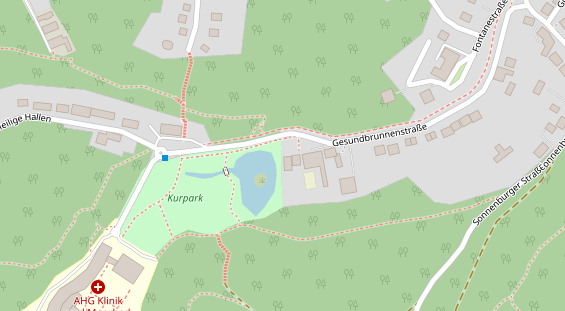 Restaurant auf Karte