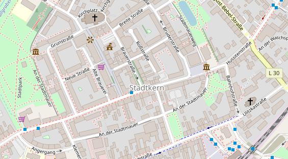 Restaurant auf Karte