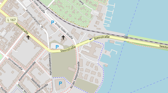 Restaurant auf Karte