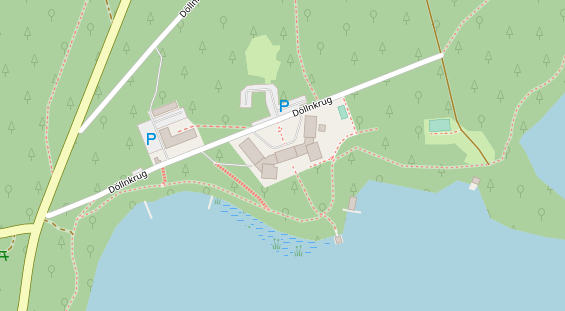 Restaurant auf Karte