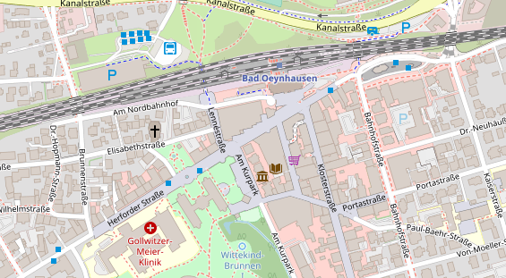 Restaurant auf Karte