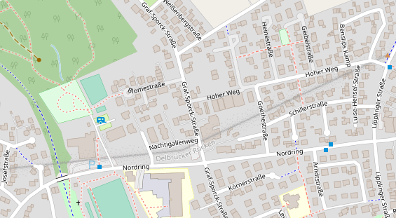 Restaurant auf Karte