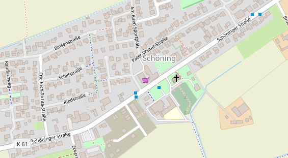 Restaurant auf Karte