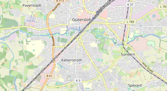 Restaurant auf Karte