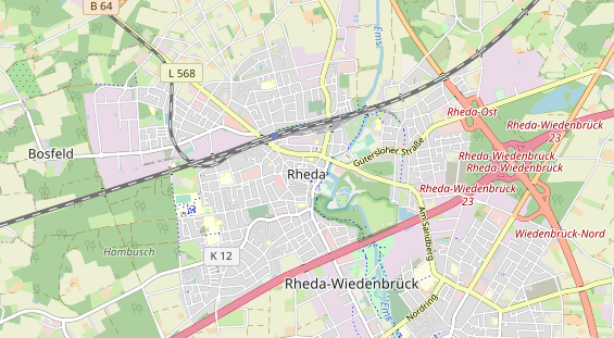 Restaurant auf Karte