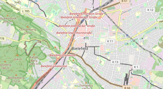 Restaurant auf Karte