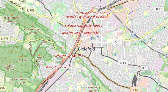 Restaurant auf Karte