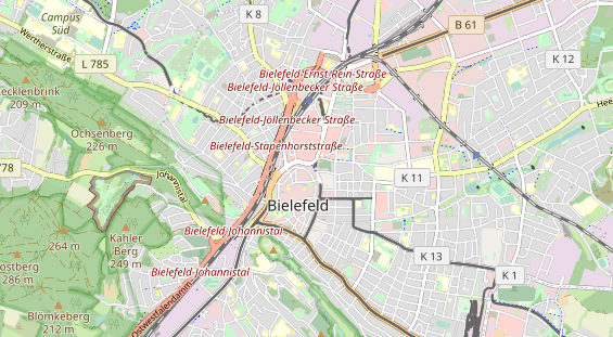 Restaurant auf Karte