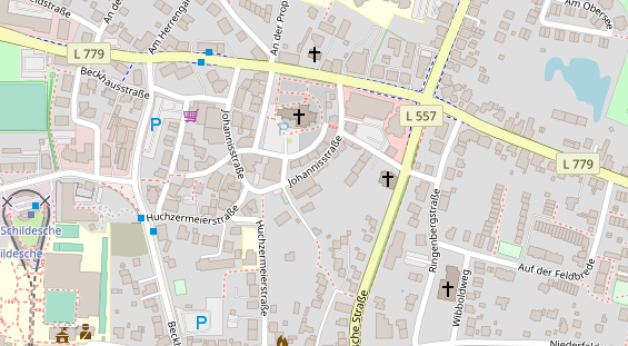 Restaurant auf Karte