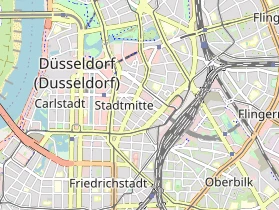Restaurant auf Karte