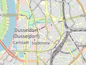 Restaurant auf Karte