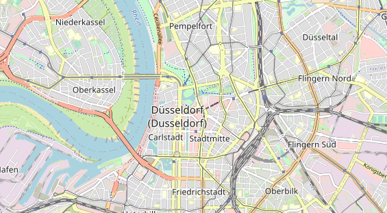 Restaurant auf Karte