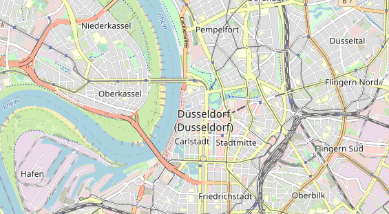 Restaurant auf Karte