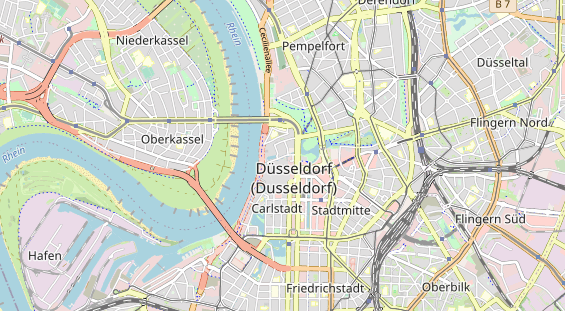 Restaurant auf Karte