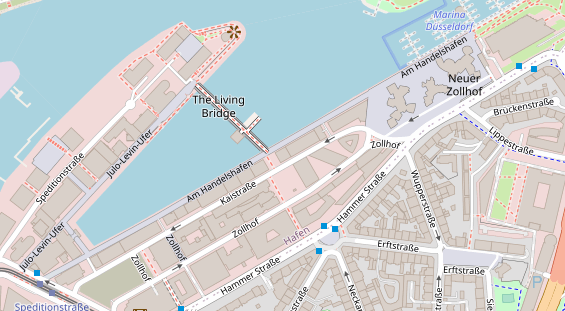 Restaurant auf Karte