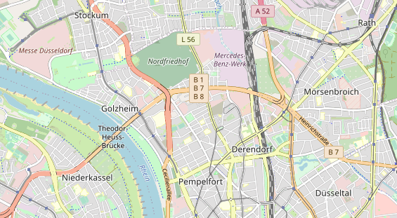 Restaurant auf Karte