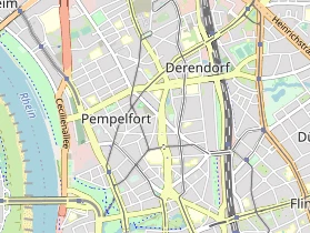 Restaurant auf Karte