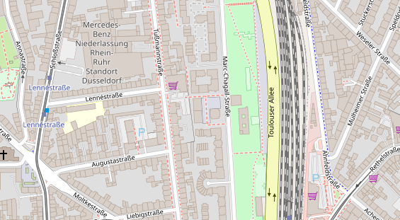 Restaurant auf Karte