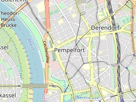 Restaurant auf Karte