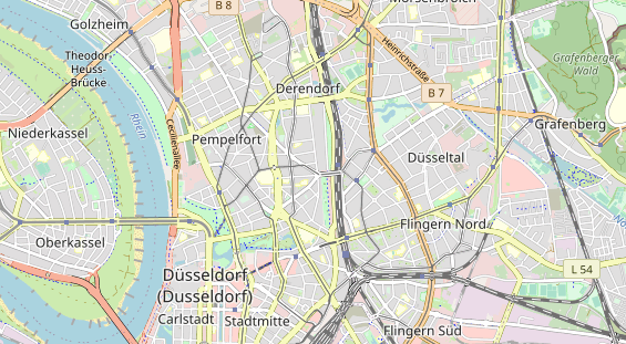 Restaurant auf Karte