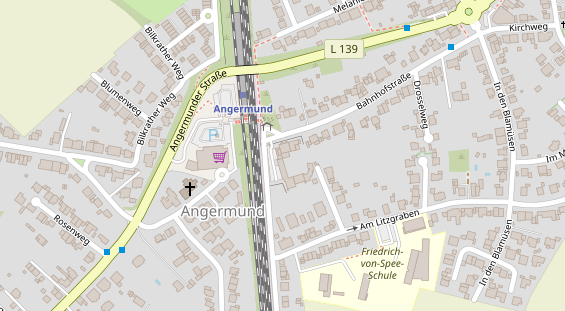 Restaurant auf Karte