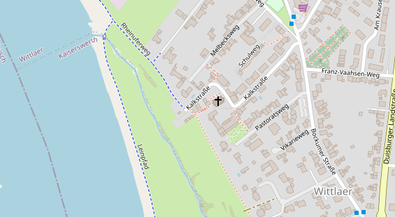 Restaurant auf Karte