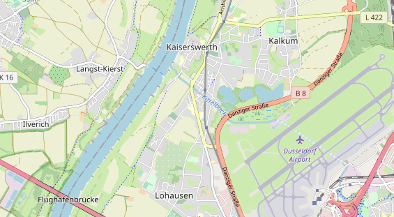 Restaurant auf Karte