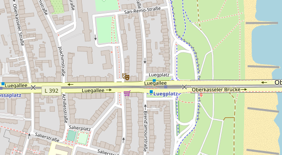 Restaurant auf Karte