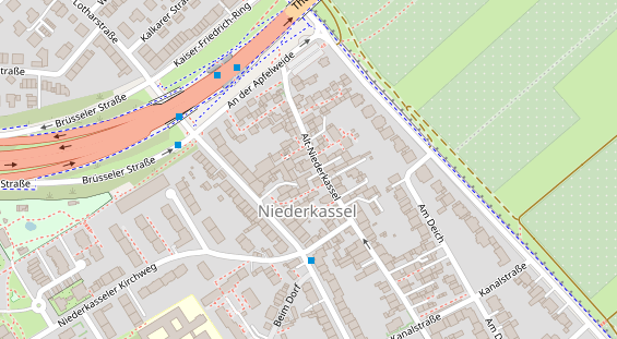 Restaurant auf Karte