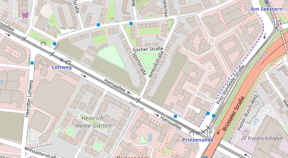 Restaurant auf Karte