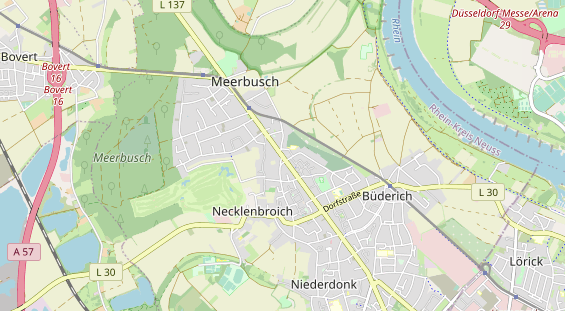 Restaurant auf Karte