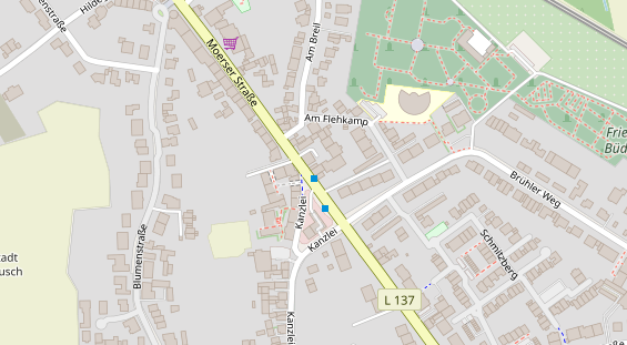 Restaurant auf Karte