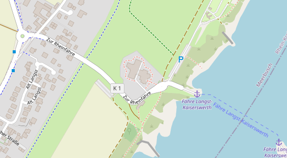 Restaurant auf Karte