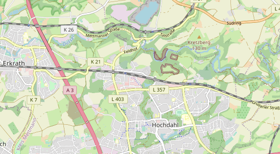 Restaurant auf Karte