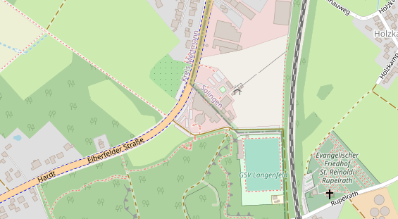 Restaurant auf Karte