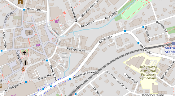 Restaurant auf Karte