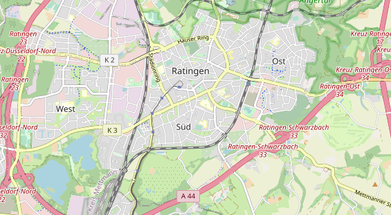 Restaurant auf Karte