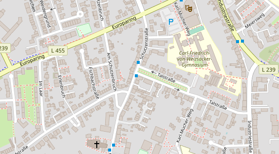 Restaurant auf Karte