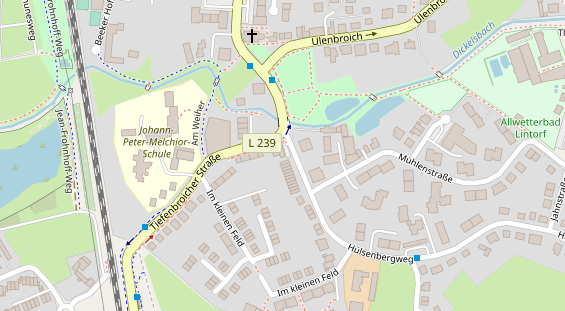 Restaurant auf Karte