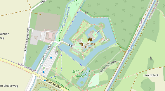 Restaurant auf Karte