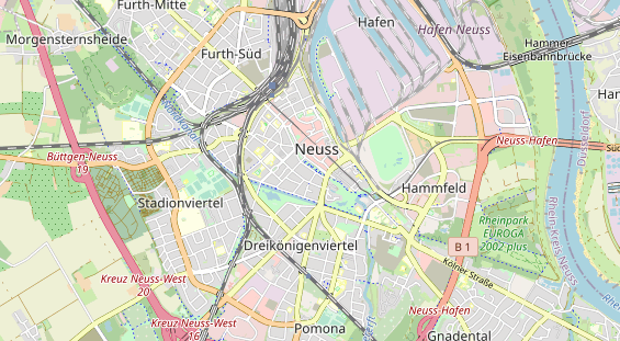 Restaurant auf Karte