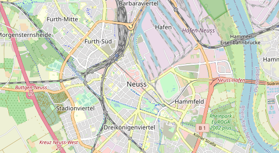 Restaurant auf Karte