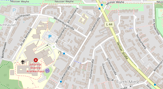 Restaurant auf Karte