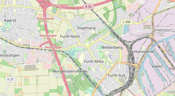 Restaurant auf Karte