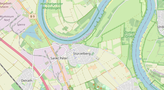 Restaurant auf Karte