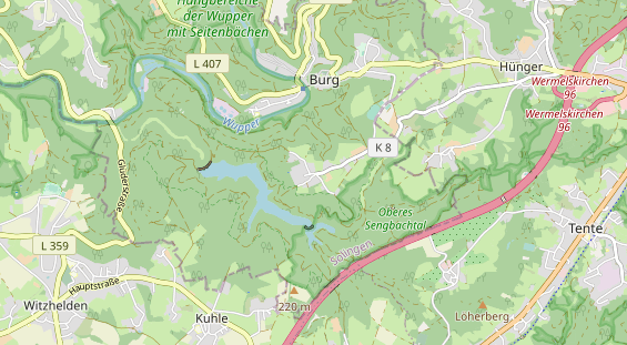 Restaurant auf Karte