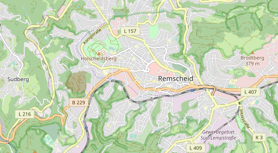 Restaurant auf Karte