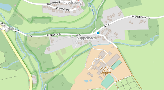 Restaurant auf Karte